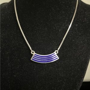 Silver Italian Necklace - Vintage